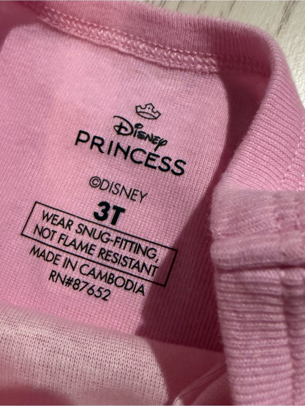 Disney Princess Girls 3T 4 Piece Cotton Pajama Set NWT - Picture 4 of 13